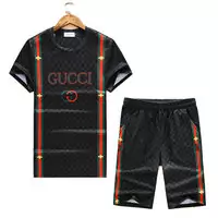new gucci tracksuit Tracksuit manche courte six bee
